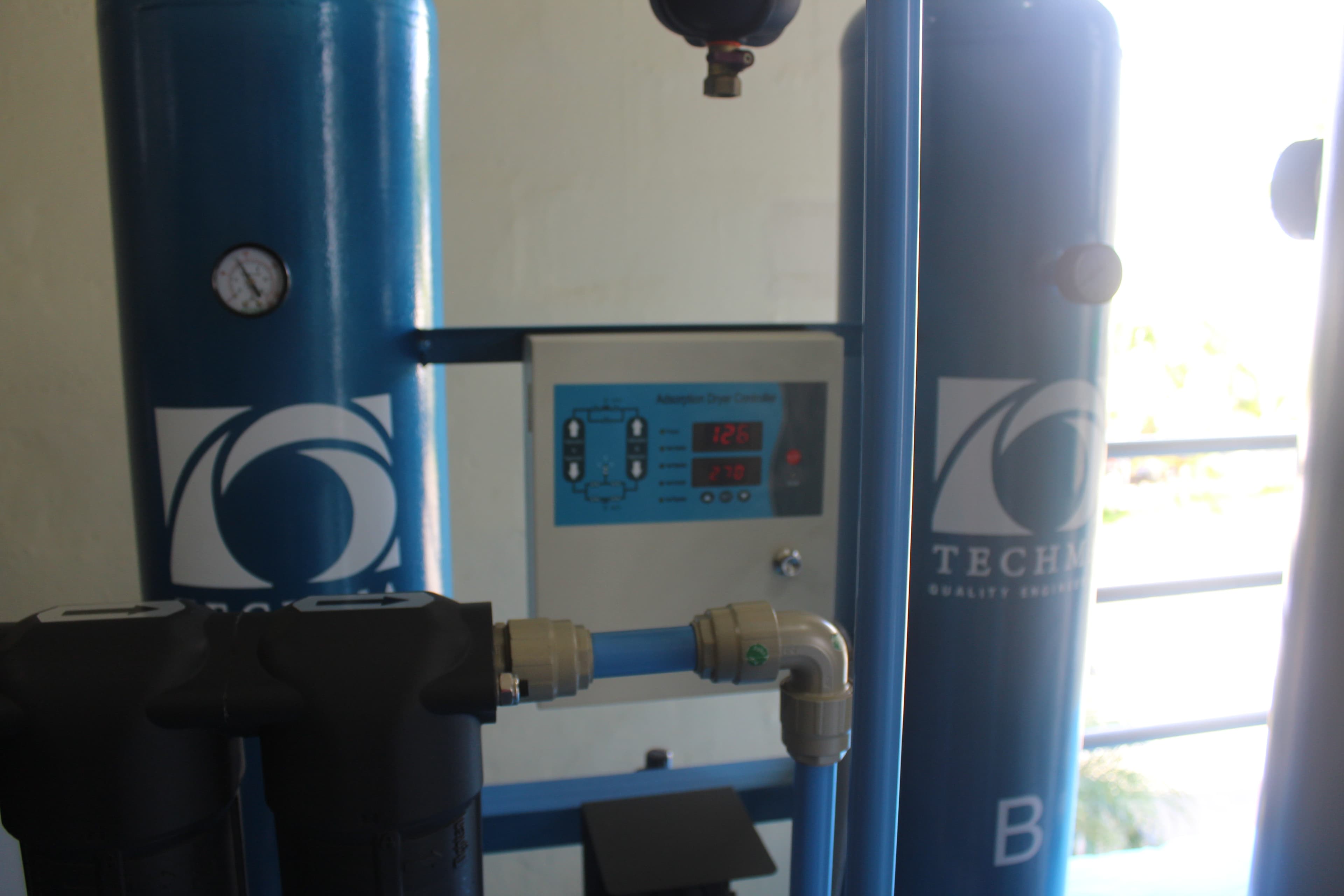 Secadora de aire por adsorción